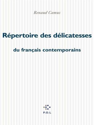 cover image of Répertoire des délicatesses du français contemporain